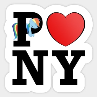 I <3 PONE! Sticker